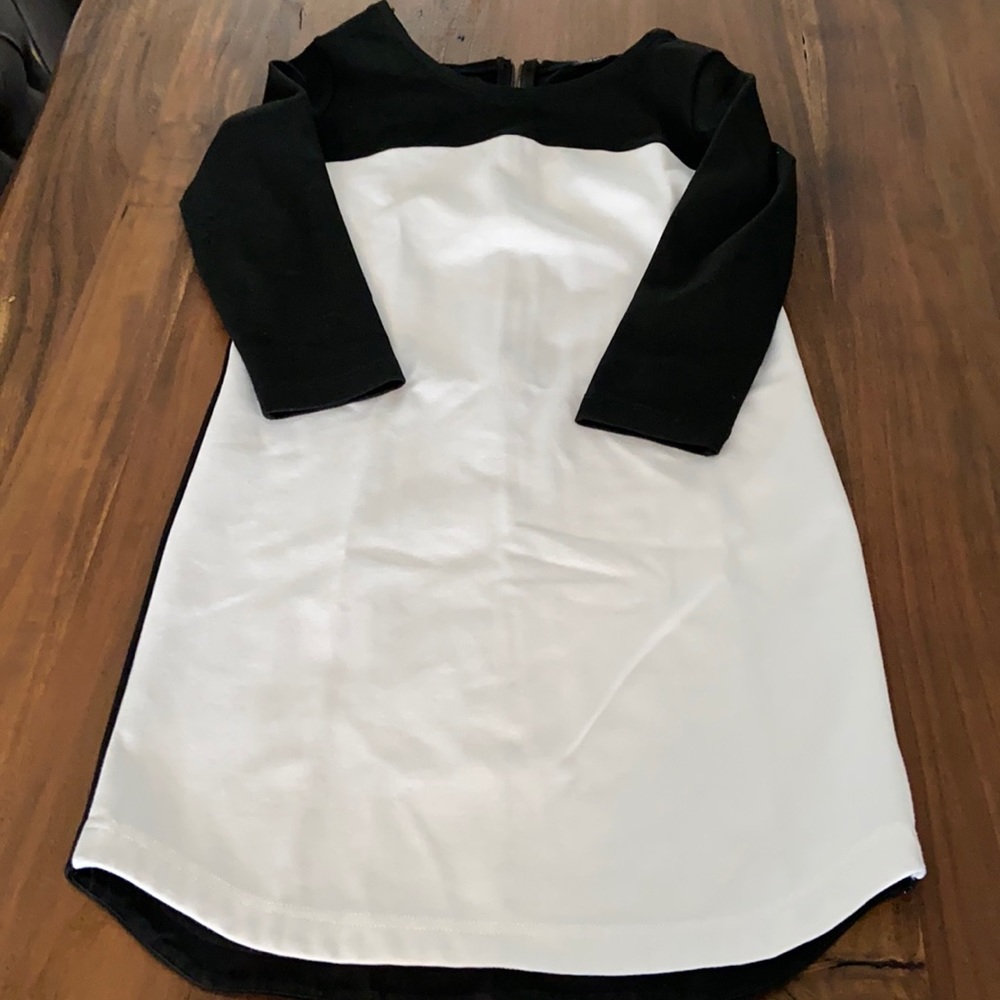Club Monaco black and white dress
